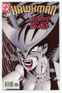 Hawkman #26 (2002 v4) John Byrne Hawkgirl NM-