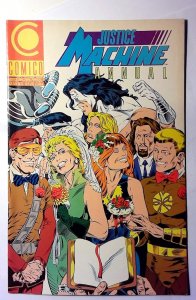 Justice Machine Annual #1 (1989) Comico Comics 1st Print Comic Book
