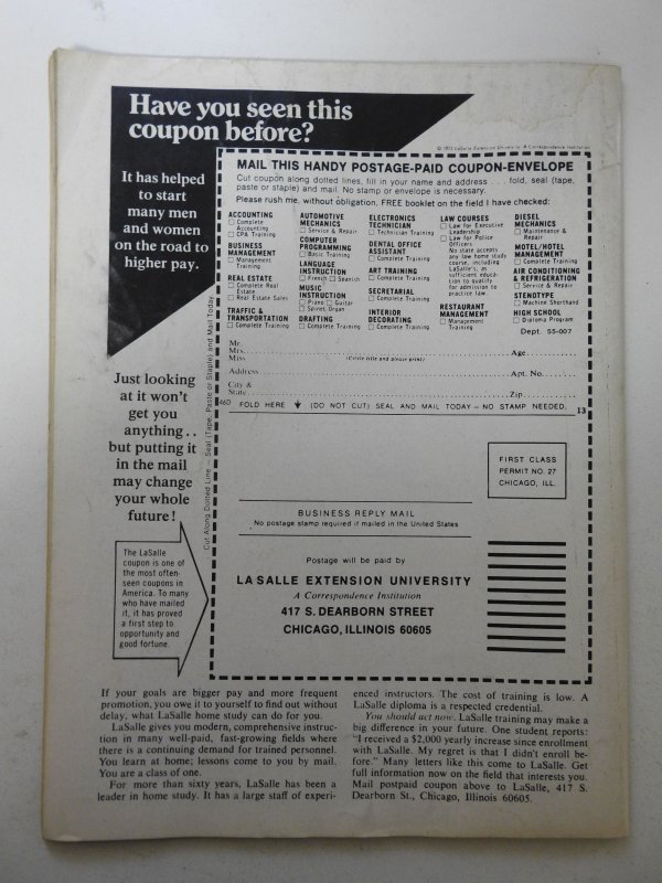 Monsters Unleashed! #7 (1974) VG Condition moisture stain