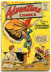 Adventure Comics #215 1955- Superboy-Aquaman- Green Arrow FR/G 