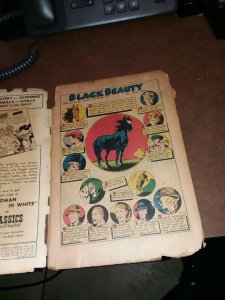 Classics Illustrated Black Beauty #60 HRN 62 June 1949 Gilberton 1st print edit.