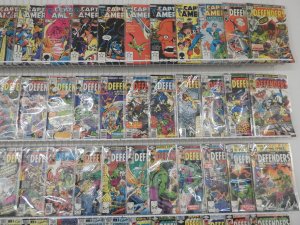 Huge Lot 150+ Comics W/ Captain America, Defenders run! Avg VF- Condition!!