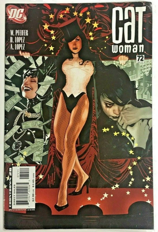 CATWOMAN#72 VG 2007 ADAM HUGHES COVER DC COMICS 