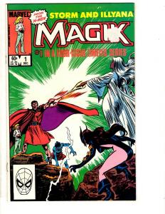 Lot Of 6 Marvel Comic Books Magik # 1 2 3 4 + Man-Thing # 1 3 X-Men Horror CR38