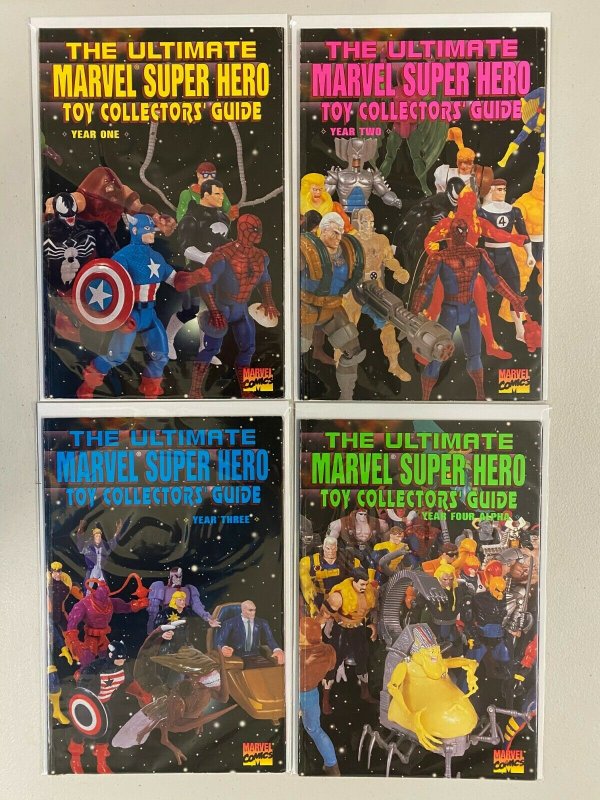 Ultimate Marvel Super Hero Toy Collectors' Guide set #1-4 6.0 FN (1995)