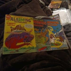 ALARMING ADVENTURES COMIC BOOK lot VOL.1 complete 1 2 3 set  HARVEY 1962 series