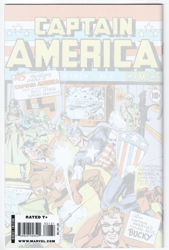 Captain America #601 70th Cover (2009) Captain America