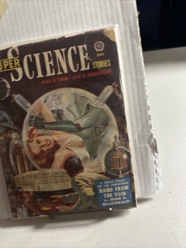 Super Science Stories Pulp Jan 1951 Vol. 7 #4 GD 2.0 Low Grade