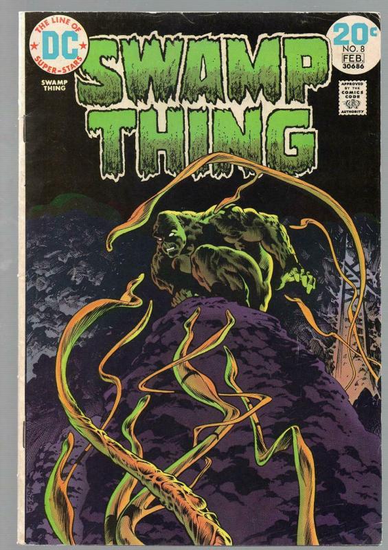 SWAMP THING 8 VG-F Feb. 1974