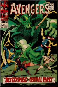 Avengers #45, 5.0 or Better *KEY* Hercules Joins the Avengers