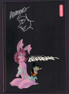 Francisco Herrera Hardcover Sketchbook (NM) 2007 Signed with Original Art Sketch