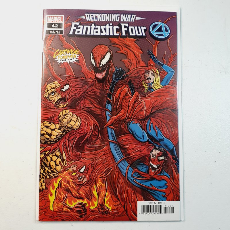 Fantastic Four #42 Reckoning War Carnage Forever Variant (2022)