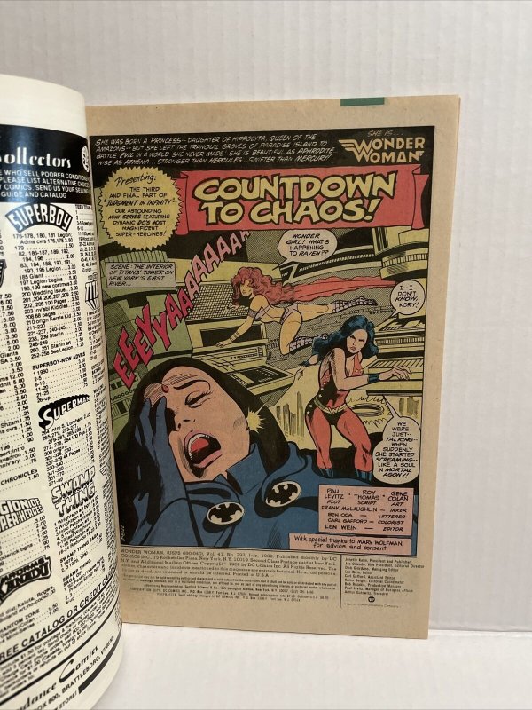 Wonder Woman #293 -