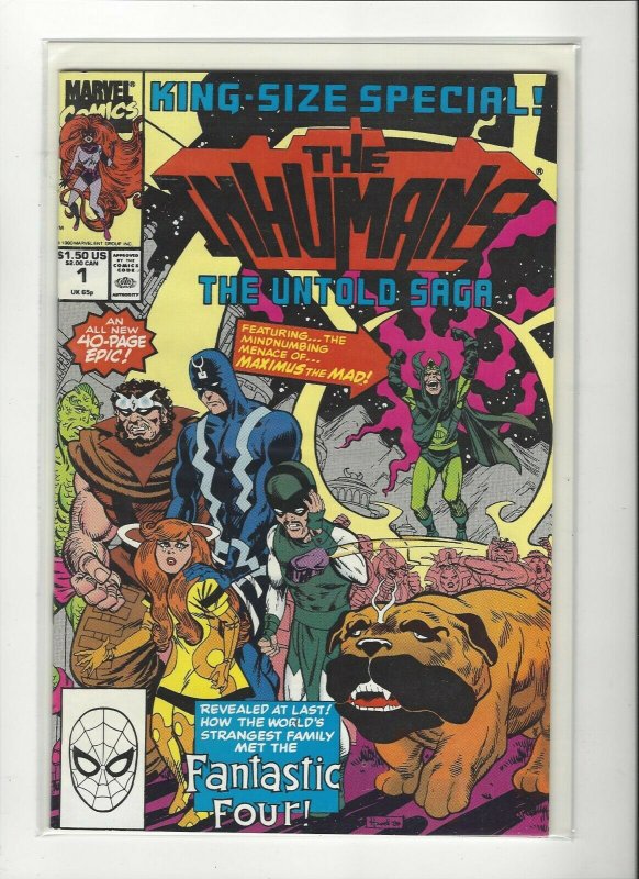 Inhumans King Size Special #1 (1990) Untold Saga Fantastic Four NM Marvel Comics