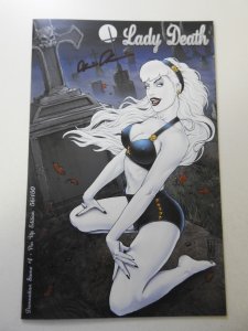 Lady Death Damnation Game #1 Pin Up Edition NM- Condition! Signed W/ COA!