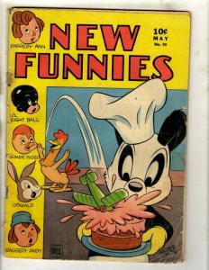 12 New Funnies Dell Comics #195 38 AP 180 125 162 136 99 107 157 134 144 160 JK4