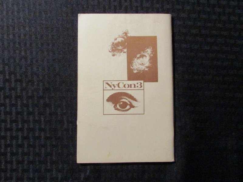 1967 NYCon 3 Program & Memory Book FN 6.0 Gray Morrow 118pgs Science Fiction