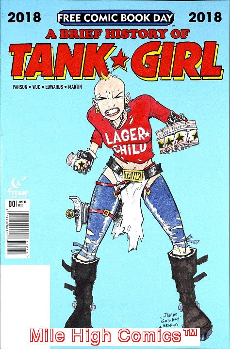 TANK GIRL: A BRIEF HISTORY OF TANK GIRL FCBD (2018 Series) #0 Near Mint Comics