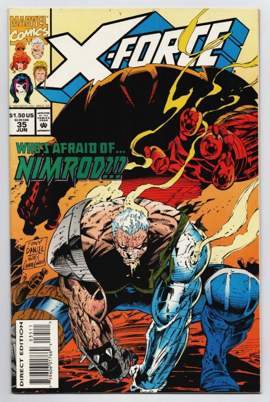 X-Force #35 Tony Daniel Art (Marvel, 1994) VG 