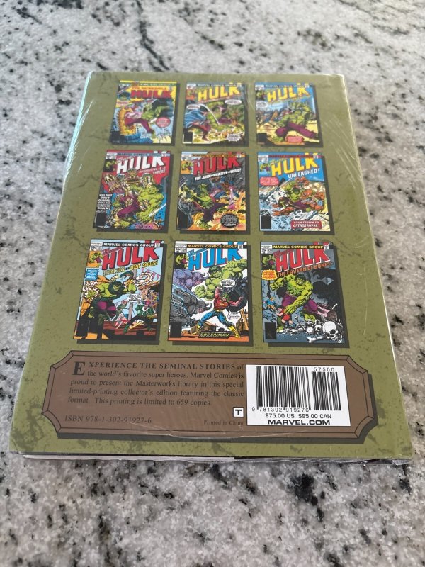 Marvel Masterworks Vol # 279 Incredible Hulk Limited To 659 SEALED Copy 1 J419