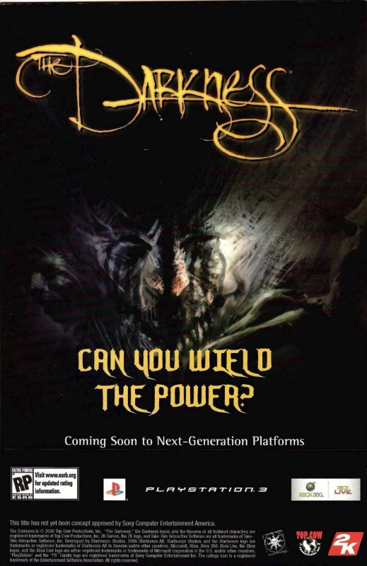 The Darkness #1 E3 Second Print Cover (2002) New