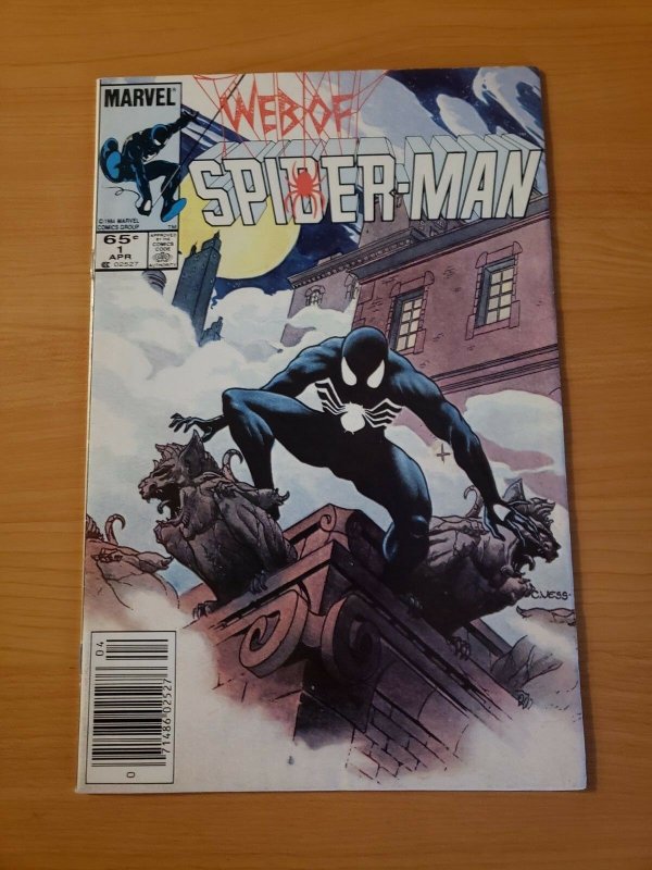 Web of Spider-Man #1 Newsstand Edition ~ NEAR MINT NM ~ (1985 Marvel Comic) 