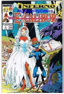 EXCALIBUR #7, NM, Phoenix, Captain Britain,1988 1989, more Marvel in store
