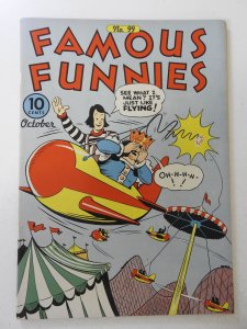 Famous Funnies #99 (1942) FN+ Condition! cover loose