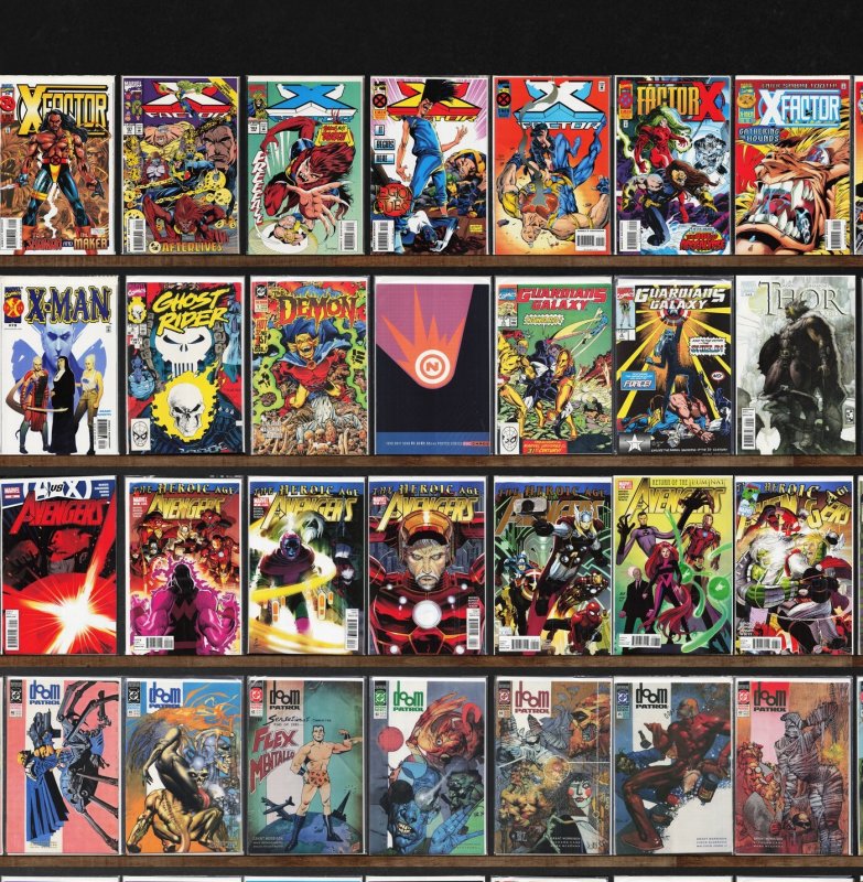 Huge Lot 150+ Comics with Doom Patrol, X-Factor, Avengers & More!