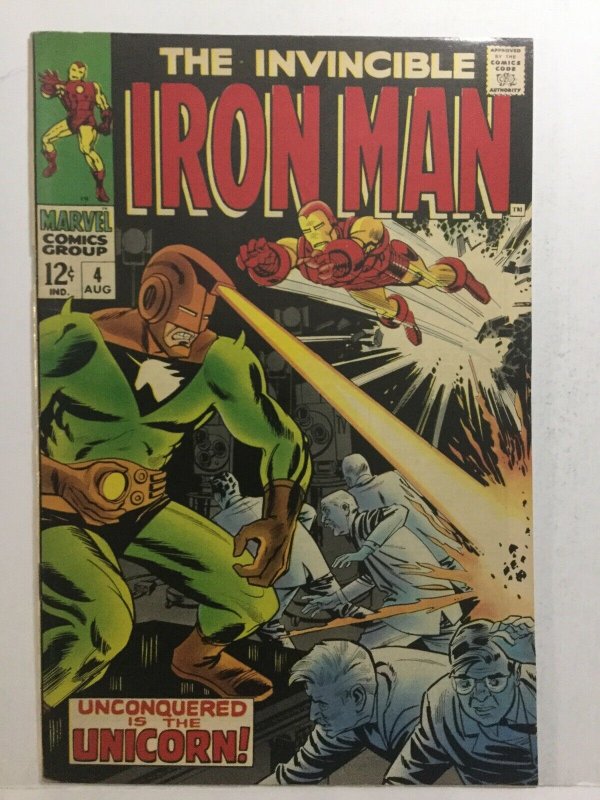 Iron Man 4 Vf+ Very Fine+ 8.5 Marvel Comics