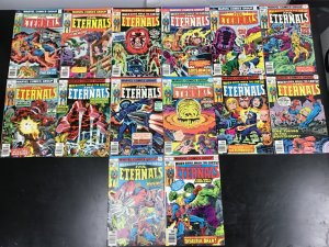 14PC ETERNALS LOT (6.5 OB)  KIRBY, #3-16!! 1977