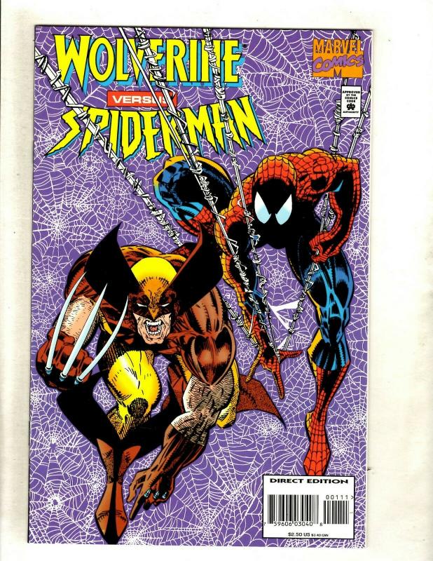 4 Wolverine Marvel Comic Books Killing + Logan + Jungle + Vs. Spider-Man 1 HY1