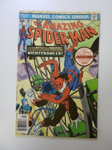 The Amazing Spider-Man #161 (1976) FN+ condition stain back cover