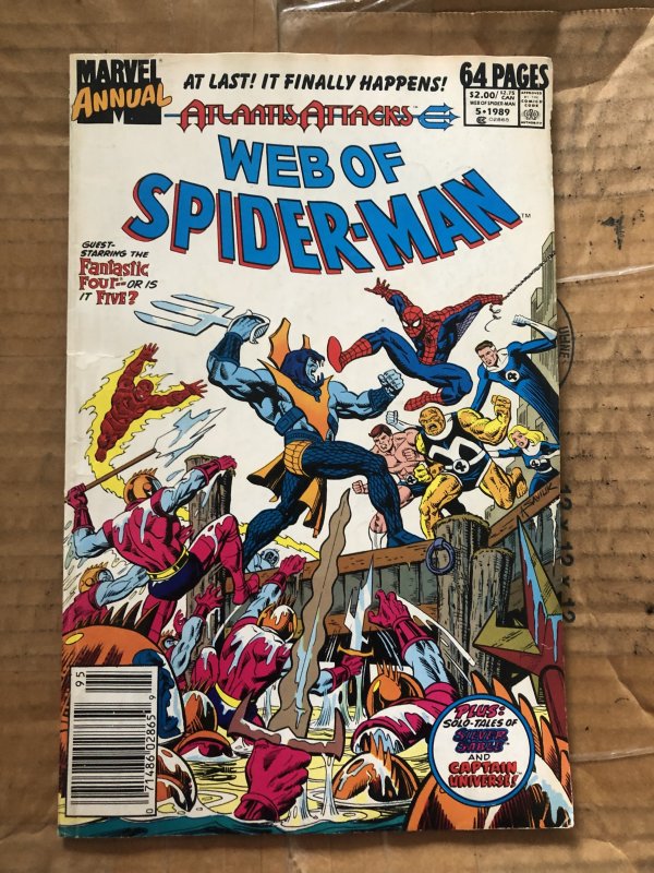 Web of Spider-Man Annual #5 Newsstand Edition (1989)