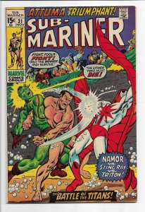 Sub-Mariner #31 (1970) VF+