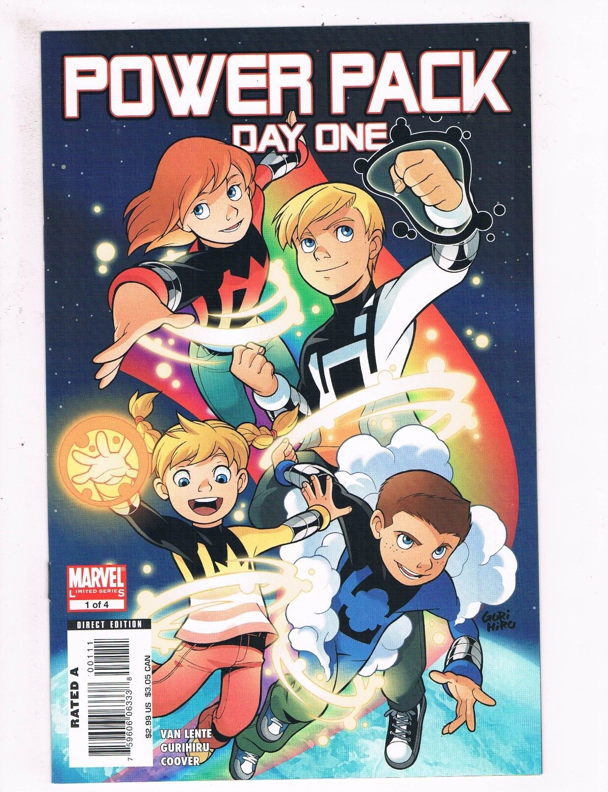 Power Pack Day One 1 VF Marvel Comic Books 4 Part Limited Series WOW!!!!!! SW5 Comic Books