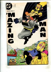 'MAZING MAN #12 (9.0) DARK KNIGHT COVER, FRANK MILLER!! 1986