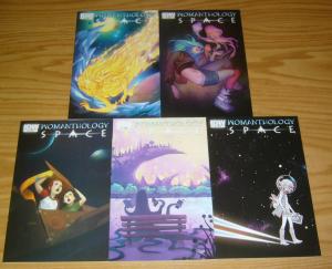 Womanthology: Space #1-5 VF/NM complete series - all female creator anthology