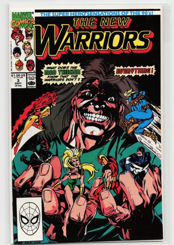 The New Warriors #3 (1990) New Warriors