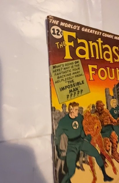 Fantastic Four #11 (1963) 1st impossible man see description