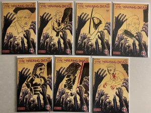 The Walking Dead original sketch art 7 different Image books