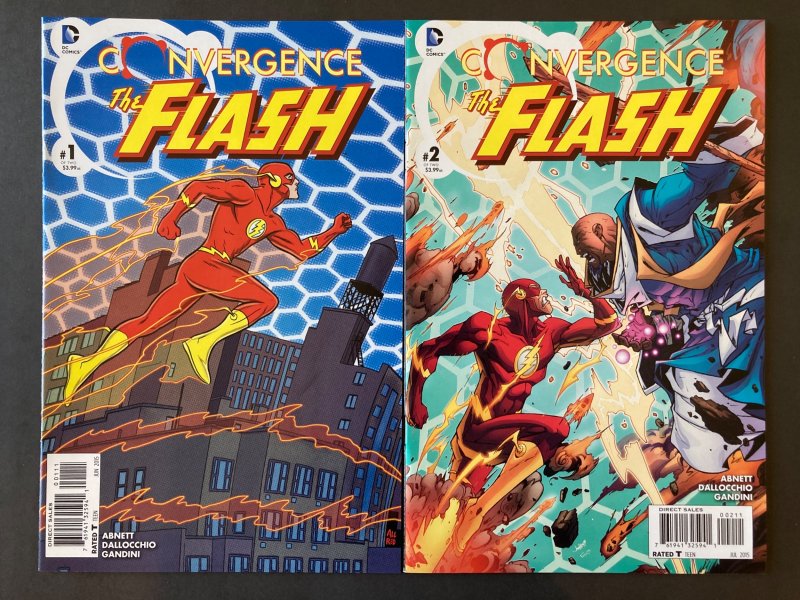 Convergence The Flash #1 and 2 complete set full run (2015)