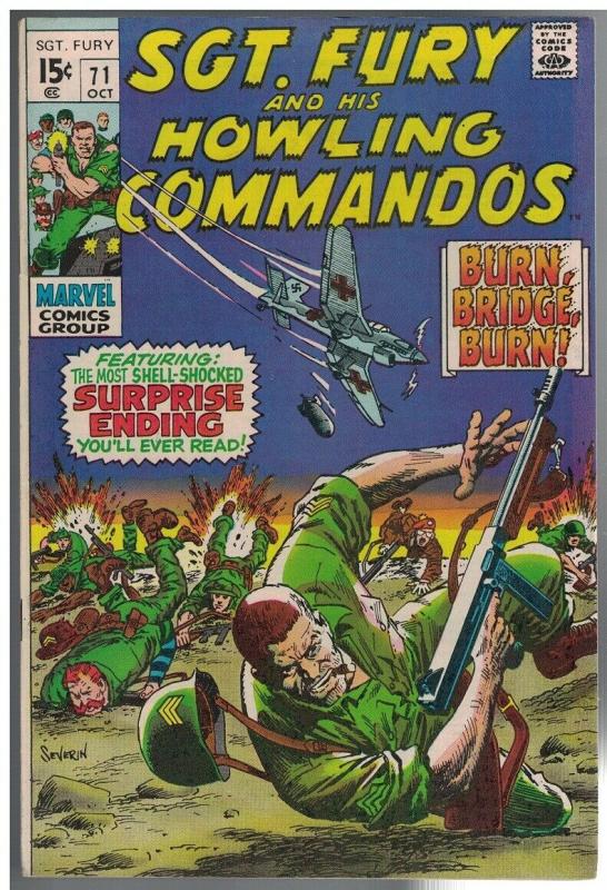 SERGEANT FURY 71 VG-F COMICS BOOK