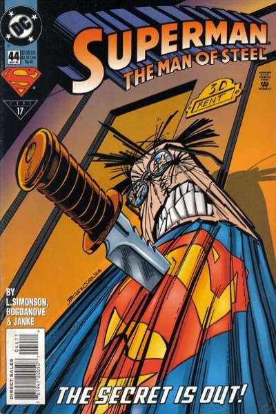 Superman: The Man of Steel #44, NM + (Stock photo)