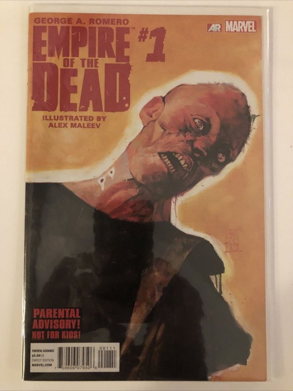 Empire of the Dead #1 Marvel 2014 George A. Romero, NM Condition 