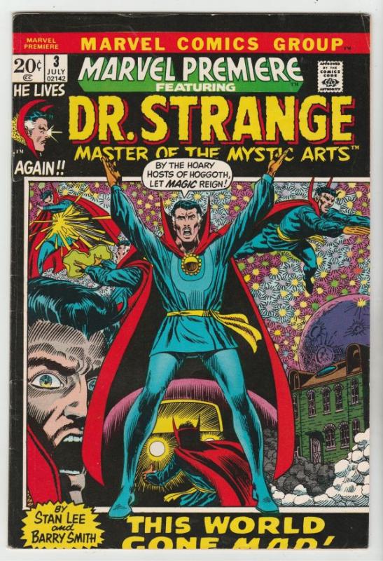 Marvel Premier #3 (Jul-72) VF+ High-Grade Dr. Strange