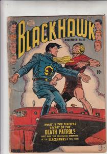 Blackhawk #46 (Nov-51) FR/GD Low-Grade Black Hawk, Chop Chop, Olaf, Pierre,Ch...