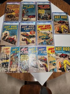 Hot Rod Comics 1 - 7  Complete CGC Set with Complete Reader Set Nov 1951