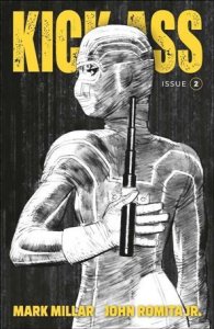 Kick-Ass (2018) 2-B john Romita Jr Black and White Cover VF/NM