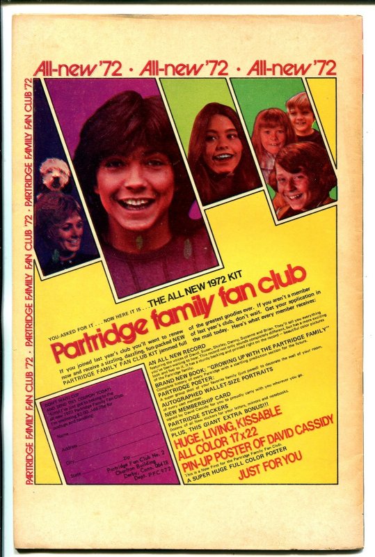 Partridge Family #12  1972 - Charlton  -VG/FN - Comic Book